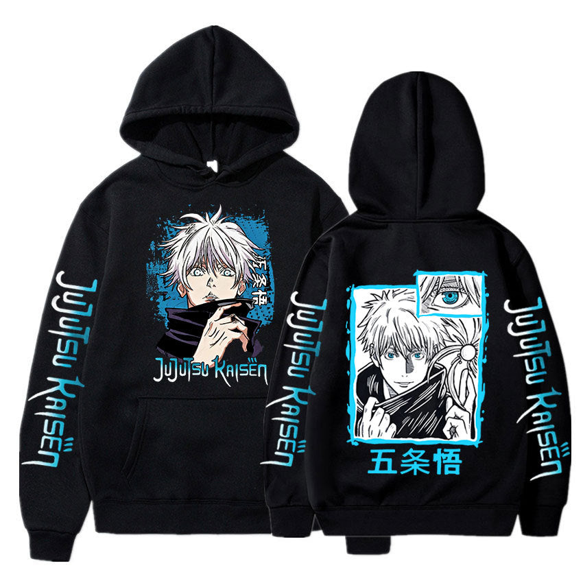 Unisex Satoru Gojo Printed Casual Hoodie