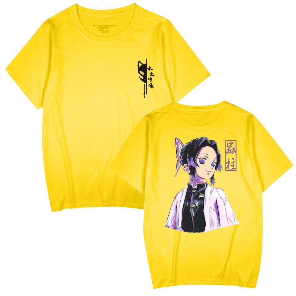 Unisex Anime Graphic Leisure Sports Short-sleeved T-shirt