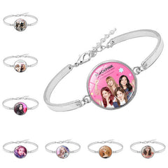 Kpop Round Pendant Bracelet