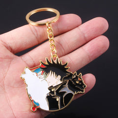 Exquisite Anime Metal Keychain Brooch Badge