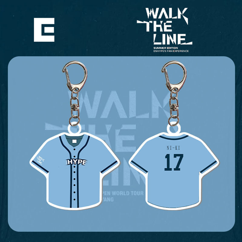 EN "WAIL THE LINE" Double-sided Keychain Pendant
