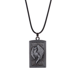 Retro Style Game Symbol Metal Necklace