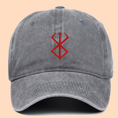 Leisure Anime Washed Embroidered Baseball Cap