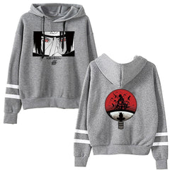 Trendy Anime Itachi Long-sleeved Striped Hoodie