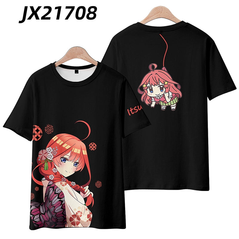 Nakano Short-sleeved Cosplay T-shirt