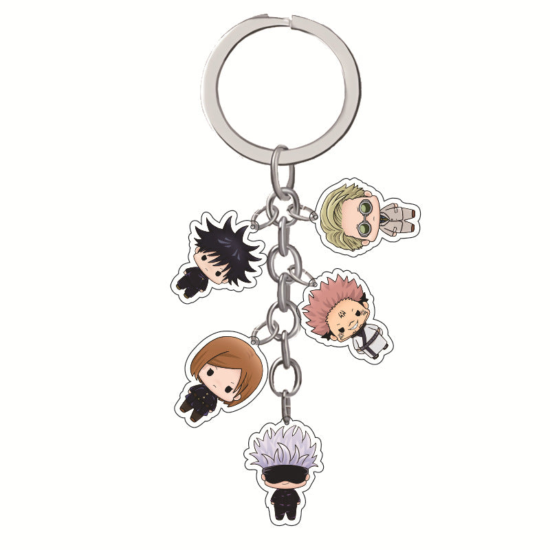 Cute Anime Acrylic Keychain Pendant