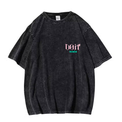 SKZ Album DO IT Logo Print Washed T-shirt