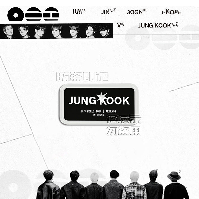 BANGTAN "ARIRANG" Acrylic Brooch PP Clip