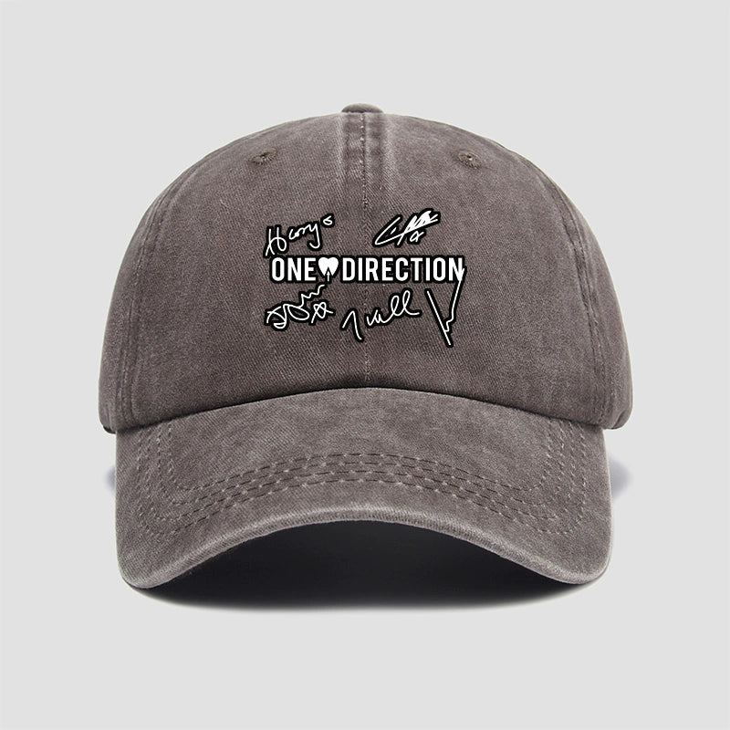 Group 1D Signature Baseball Cap