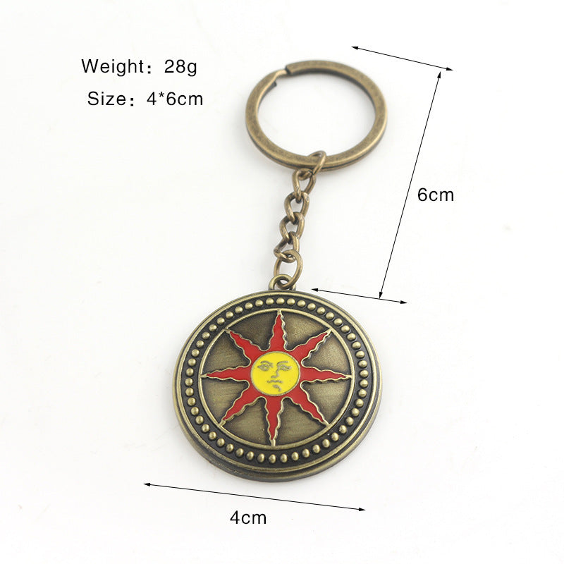 Game Onion Knight Stud Earrings Necklace Keychain