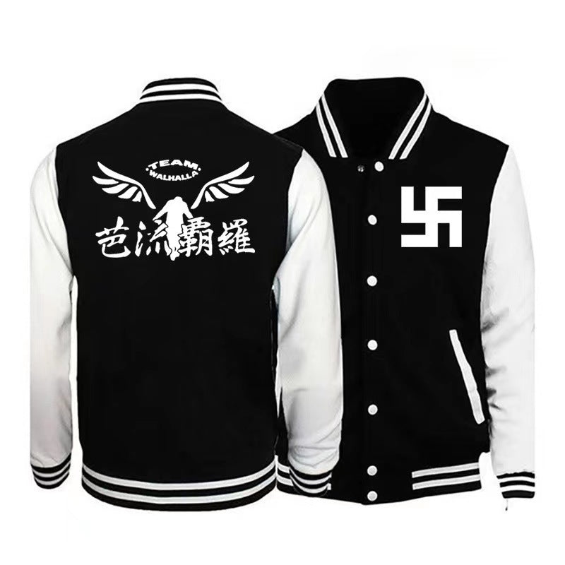 Men's and Women's 3D Printed Baseball Jacket