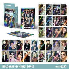 30PCS BANGTAN ComeOver Holographic Photocards