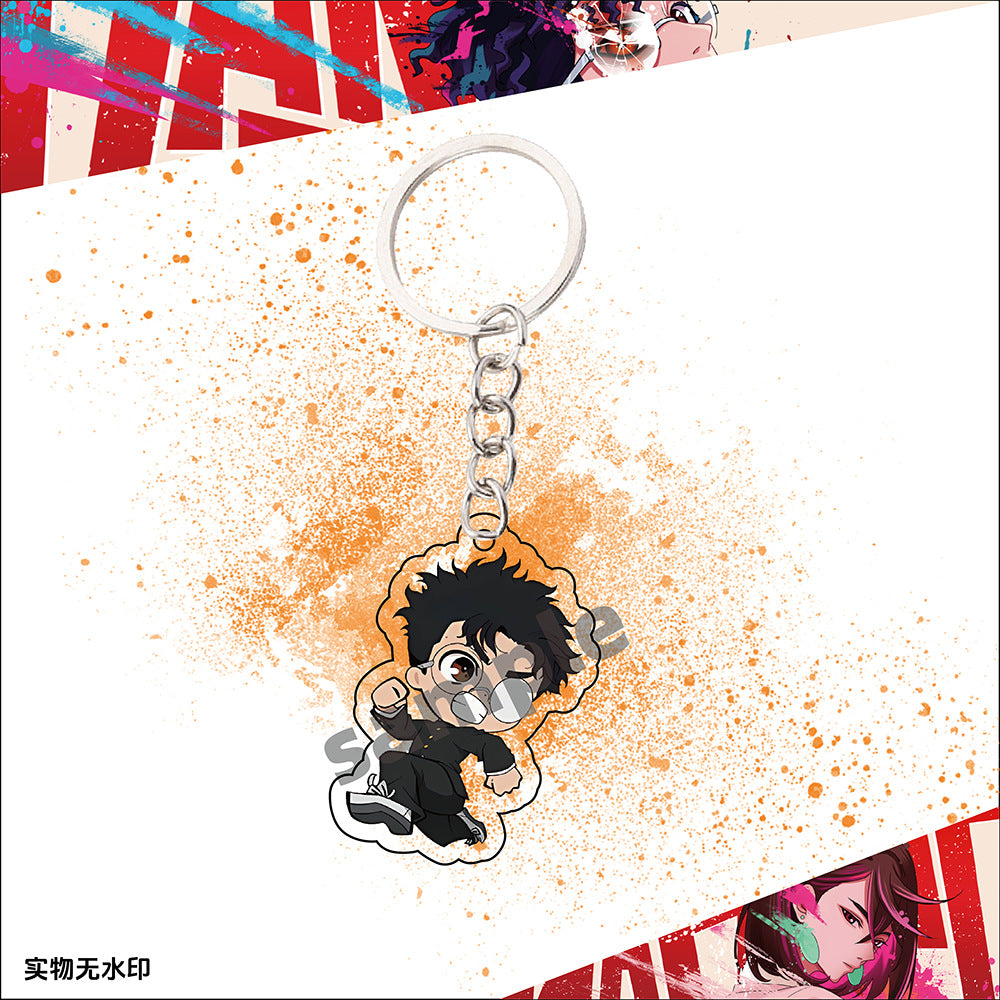 Cute Anime Acrylic Keychain Pendant