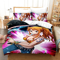 Robin Digital Print Three-piece Bedding Duvet Cover