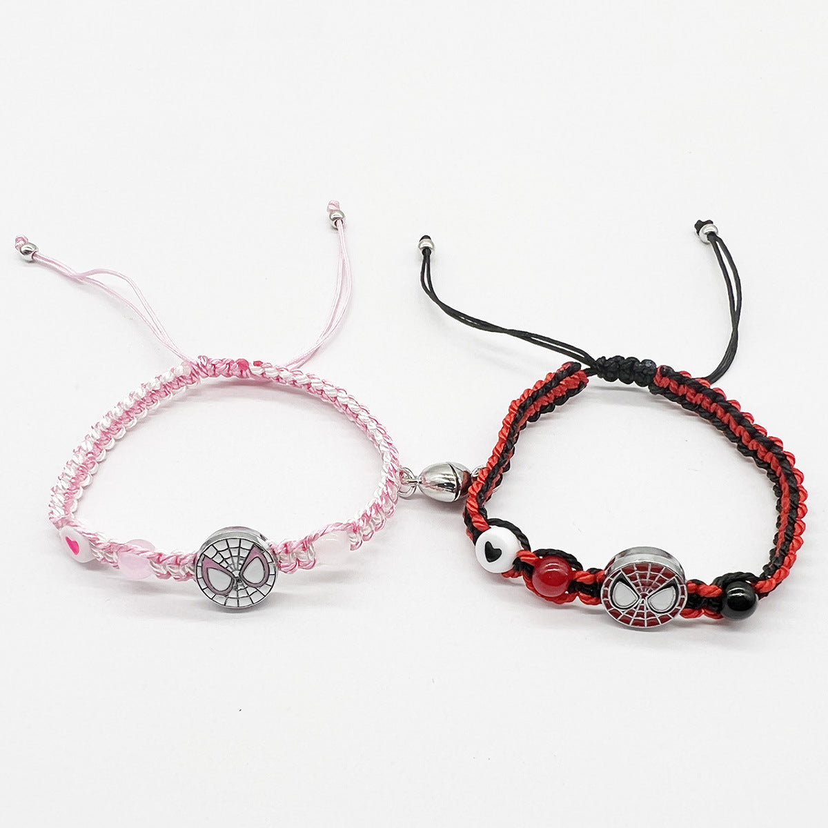 Cat Spider Shaped Magnetic Handwoven Bracelet