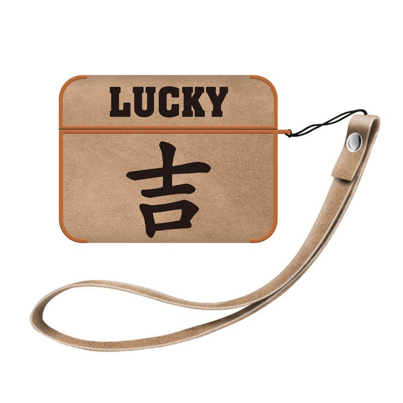 Luffy Leather Pattern Airpods Case