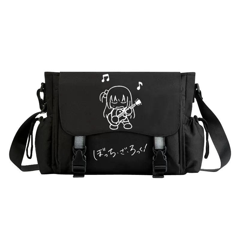 Bocchi Anime Messenger Shoulder Backpack