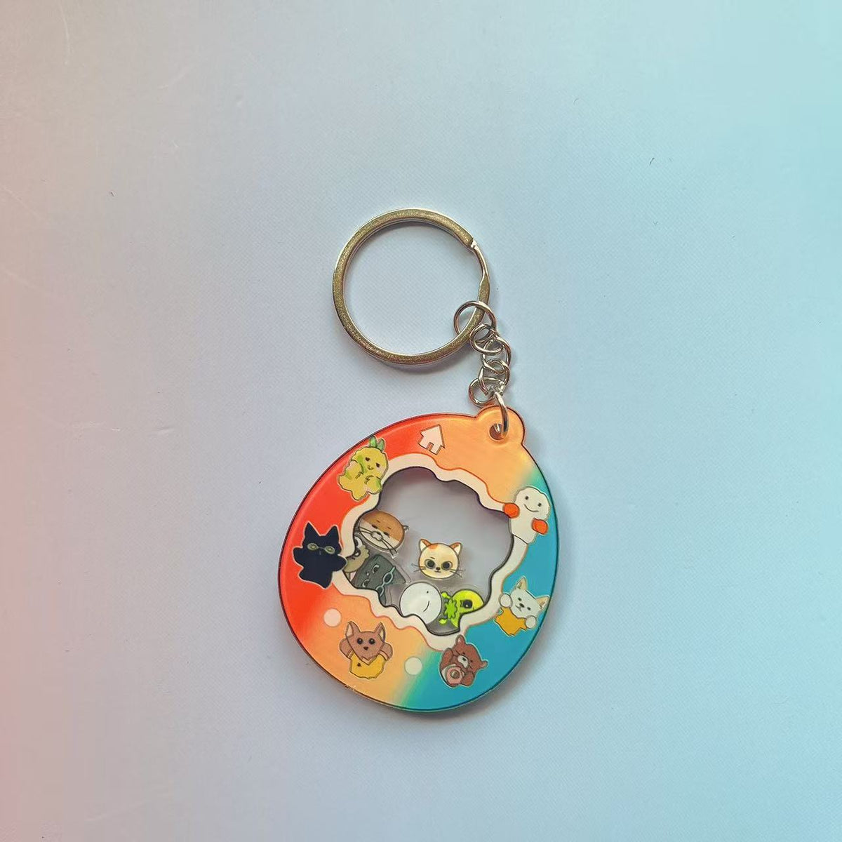 KPOP Cartoon Acrylic Shaker Pendant