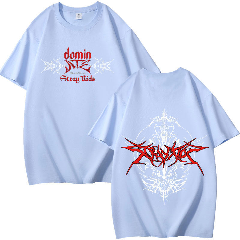 KPOP Dominate Graphic Print Cotton T-shirt