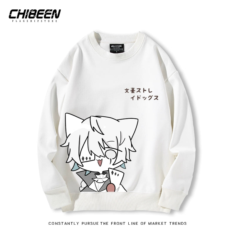 Unisex Dazai Anime Crew Neck Sweatshirt