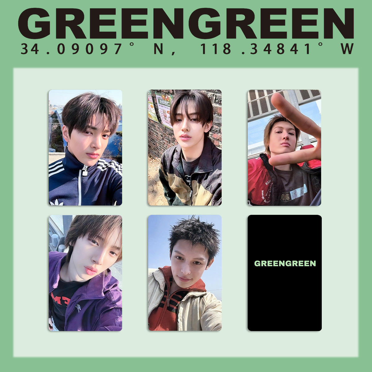 CORTIS GREENGREEN Draw Photocard