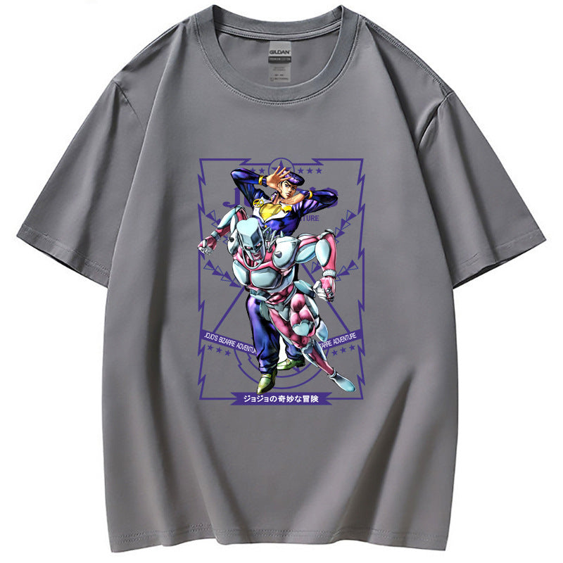 Unisex Jojo Graphic Print Loose T-shirt