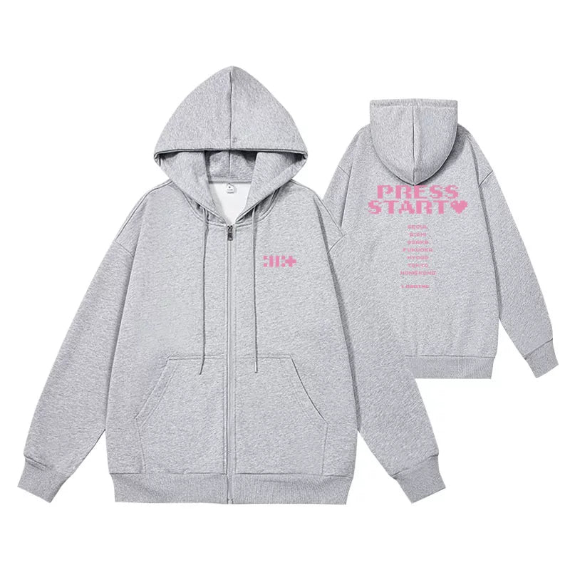 Live 'Press Start♥︎' Concert Tour Zip-Up Hoodie