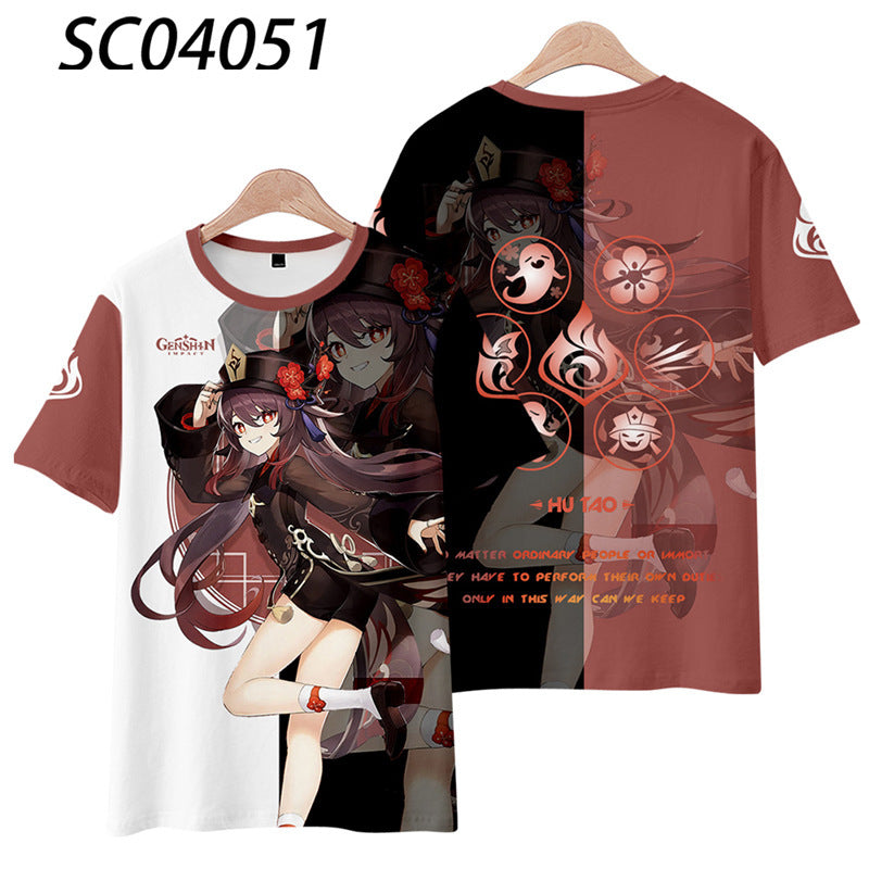 Unisex Game Cos 3d Summer Short Sleeve T-Shirt