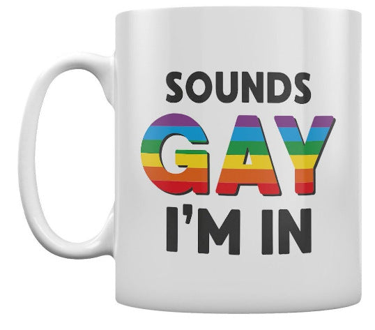 I'm Gay Rainbow Heat Change Funny Rude Mug