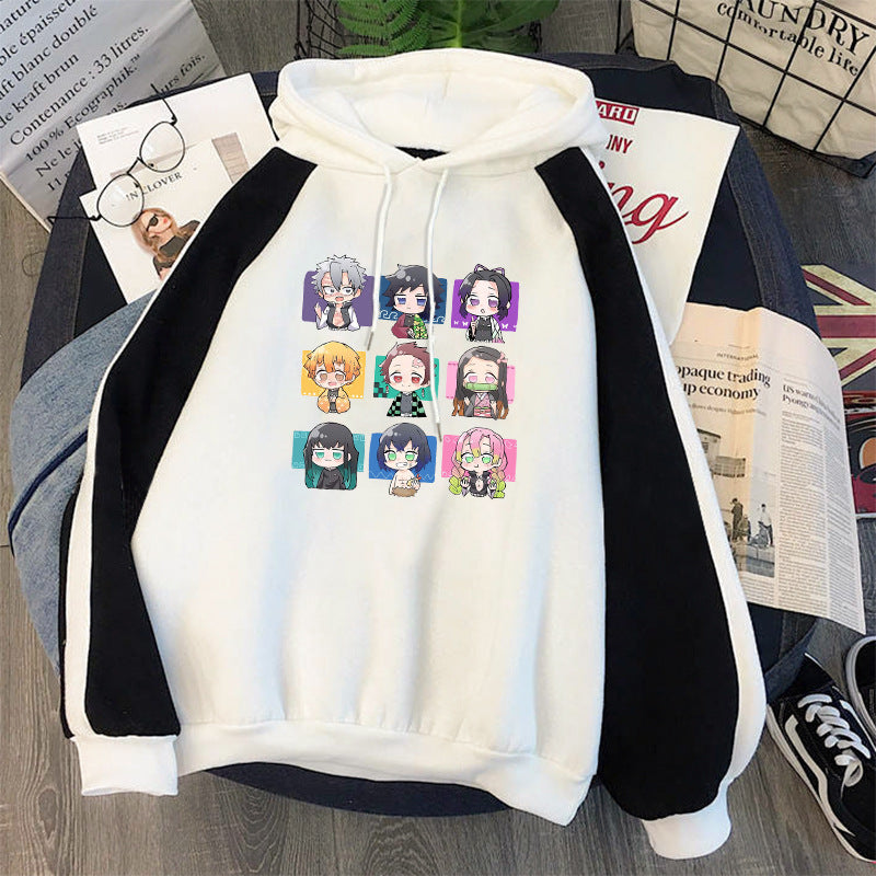 Lovely Women's Trendy Anime Graphic Loose Hoodie