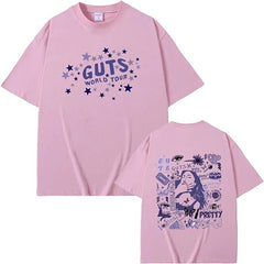 Casual Guts Print Crew Neck T-shirt