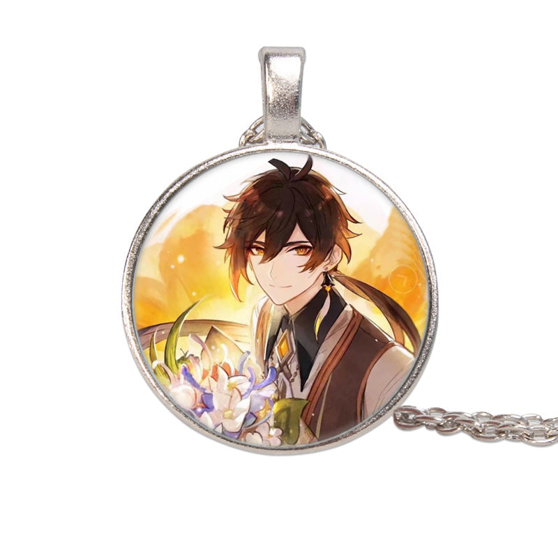 Trendy Game Gem Necklace