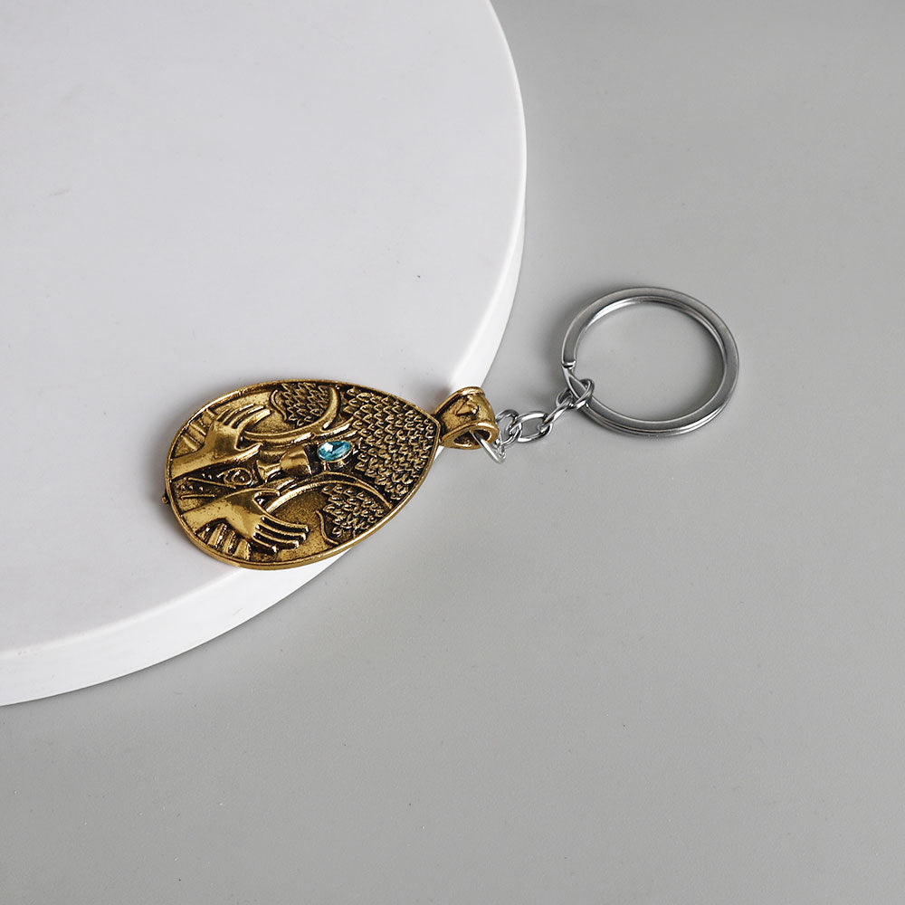Game Keychain Pendant Necklace
