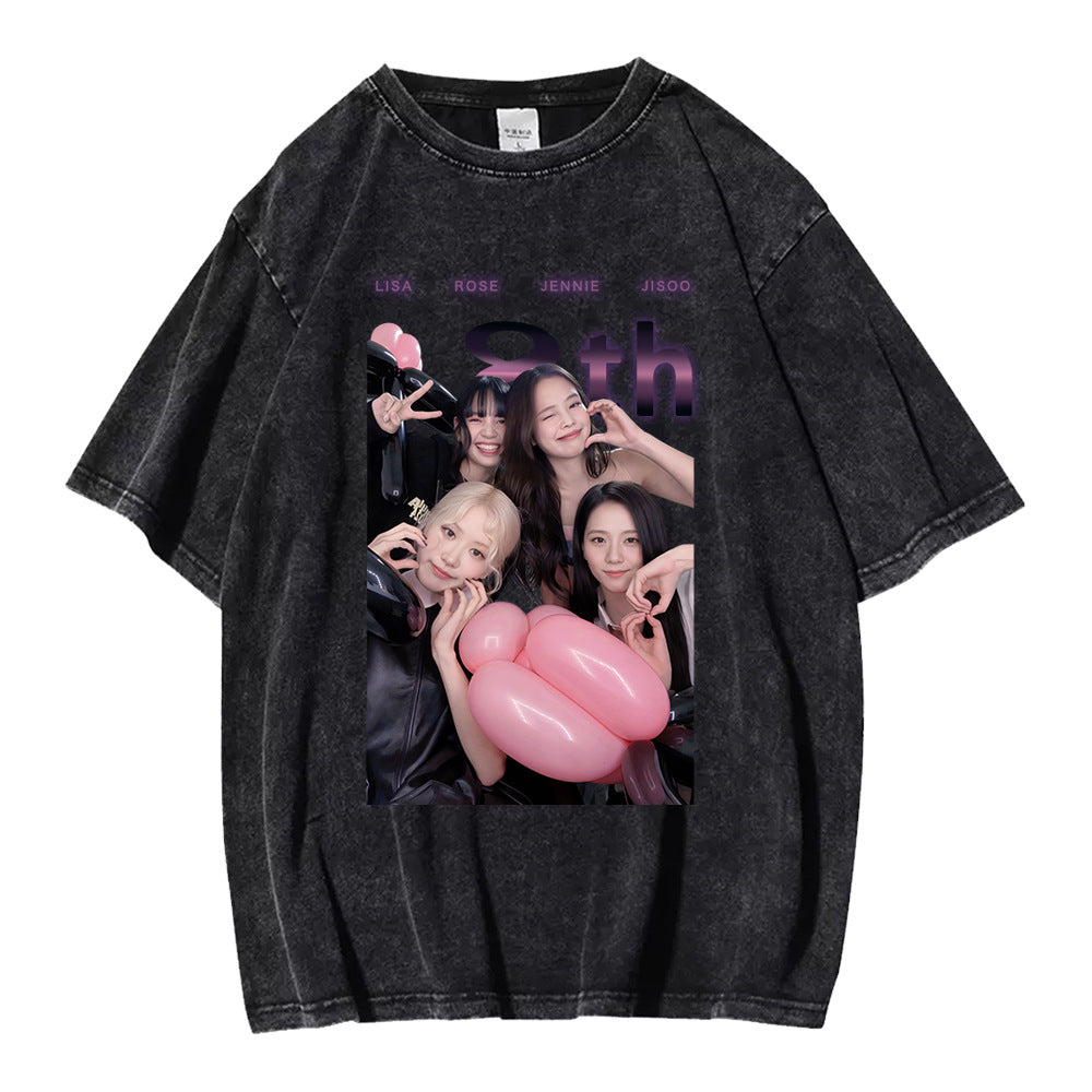 Vintage BP Eighth Anniversary Poster Washed T-shirt