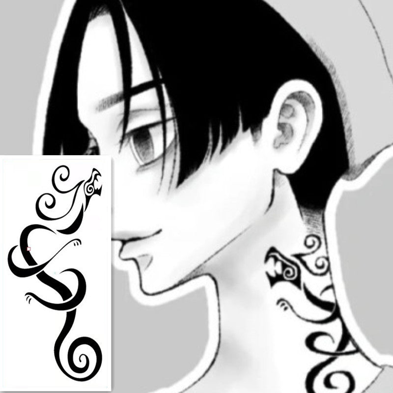 Mikey Anime COS Tattoo Stickers