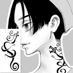 Mikey Anime COS Tattoo Stickers