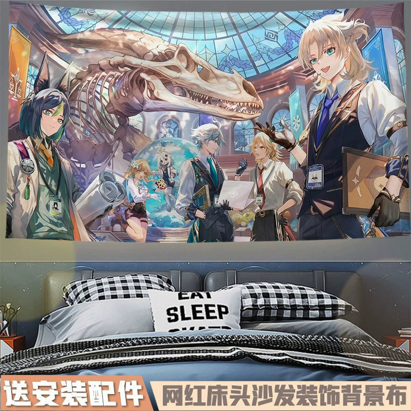 Game Family Photo Hanging Tapestry Decoration