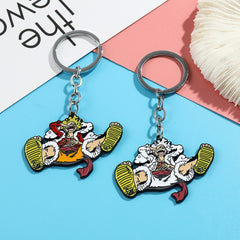 Trendy Anime Luffy Keychain Pendant