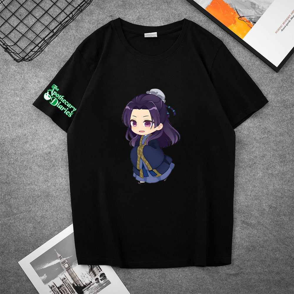 Trendy Girl's Anime Short Sleeve T-Shirt