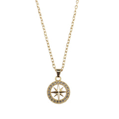 SKZ Compass Pendant Necklace