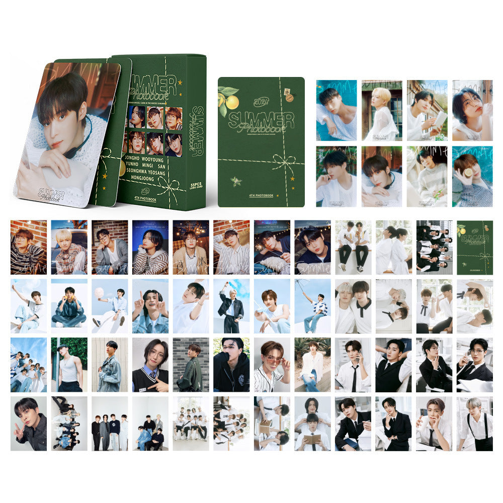 55 KPOP Album Lomo Cards