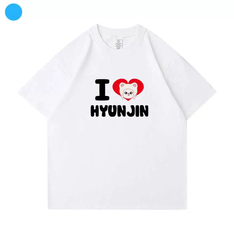 Kpop Letter Printed Short Sleeve T-Shirt