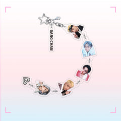 SKZ Anniversary Acrylic Pendant String Keychain
