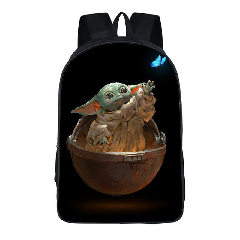 Children's Baby Yoda Printed Backpack