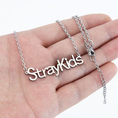 SKZ LOGO Stainless Steel Necklace Bracelet