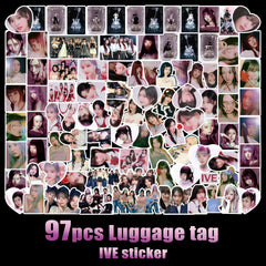 93pcs IVE Cartoon Stickers