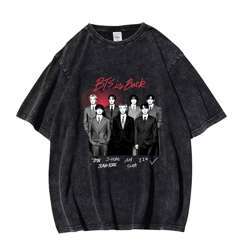 BANGTAN IS BACK ARIRANG Washed T-shirt