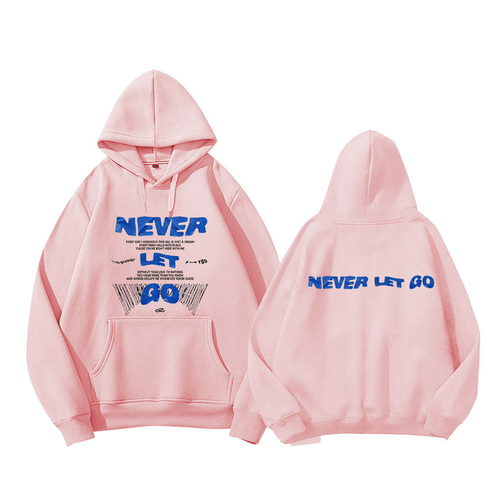 KPOP Album NEVER LET GO Double-sided Hoodie
