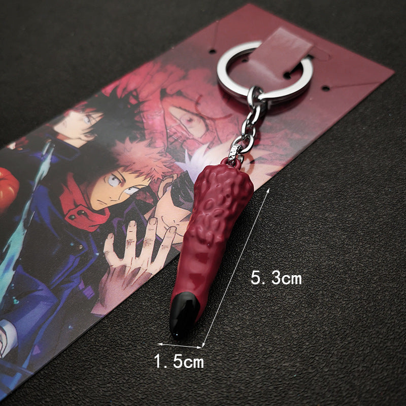 Cool Anime Weapon Keychain Necklace Pendant