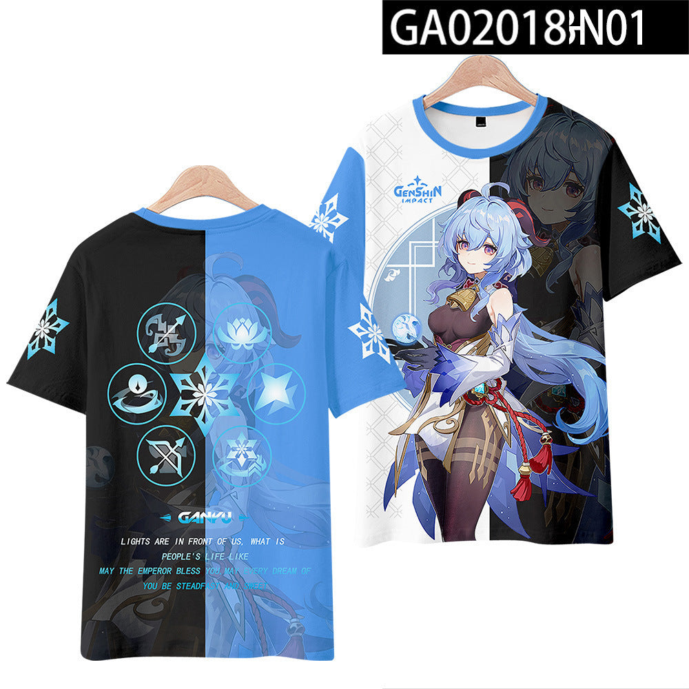 Unisex Game Cos 3d Summer Short Sleeve T-Shirt